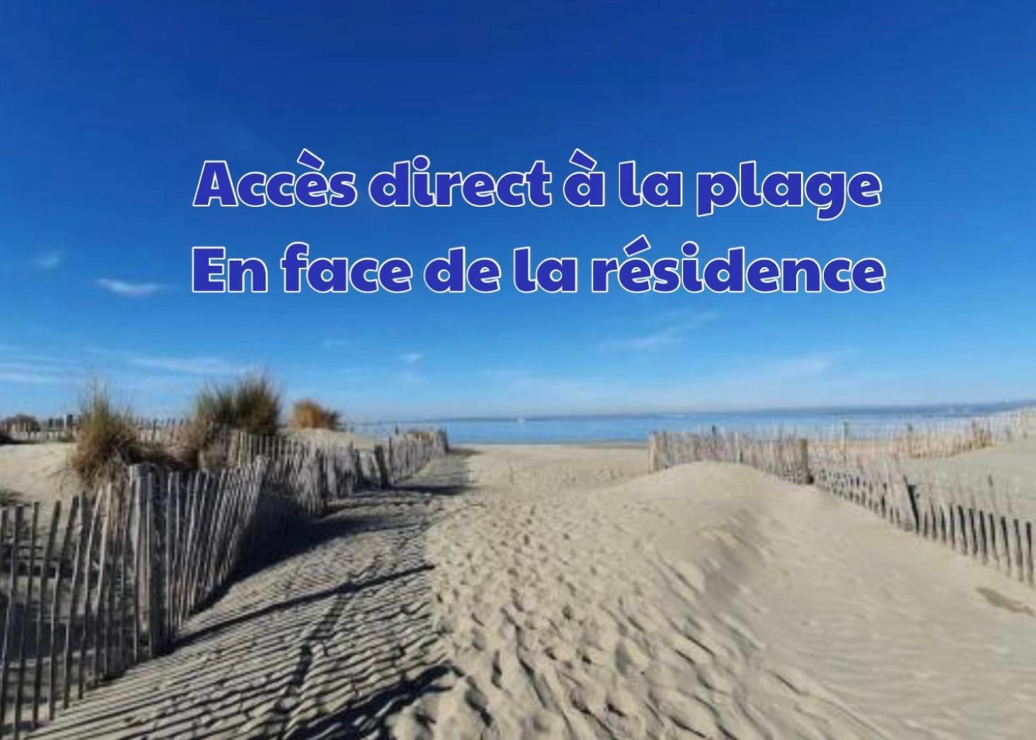 Studio Le Vue Mer Acces Direct A La Plage Parking Prive Clim Belle Terrasse Le Grau-du-Roi Zewnętrze zdjęcie